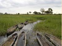Okawanga Delta in Botswana